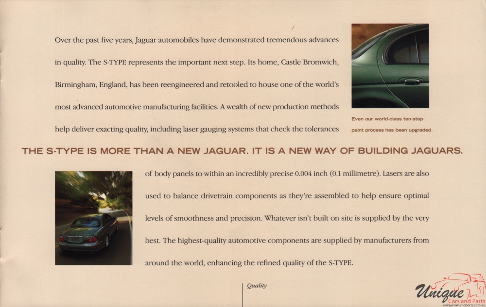 1999 Jaguar Model Lineup Brochure Page 7